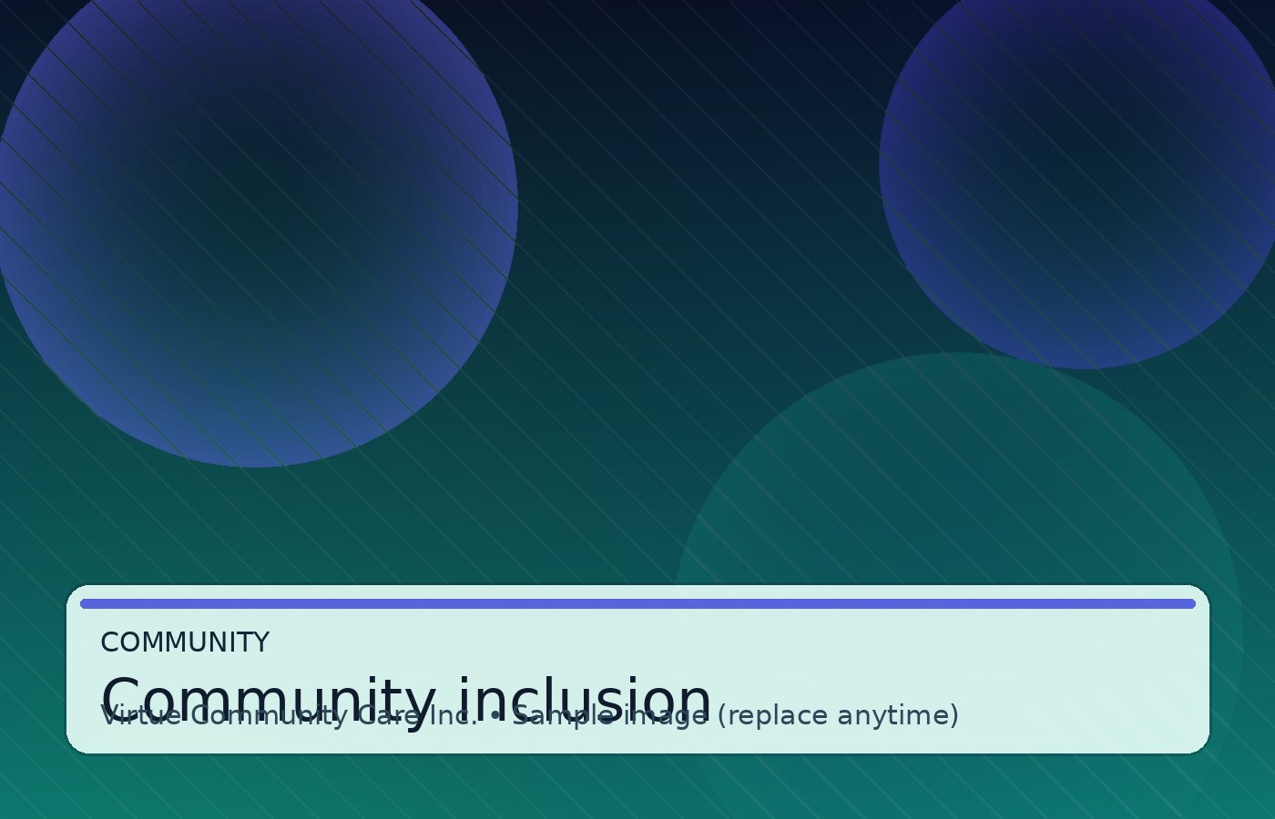 Community inclusion illustration