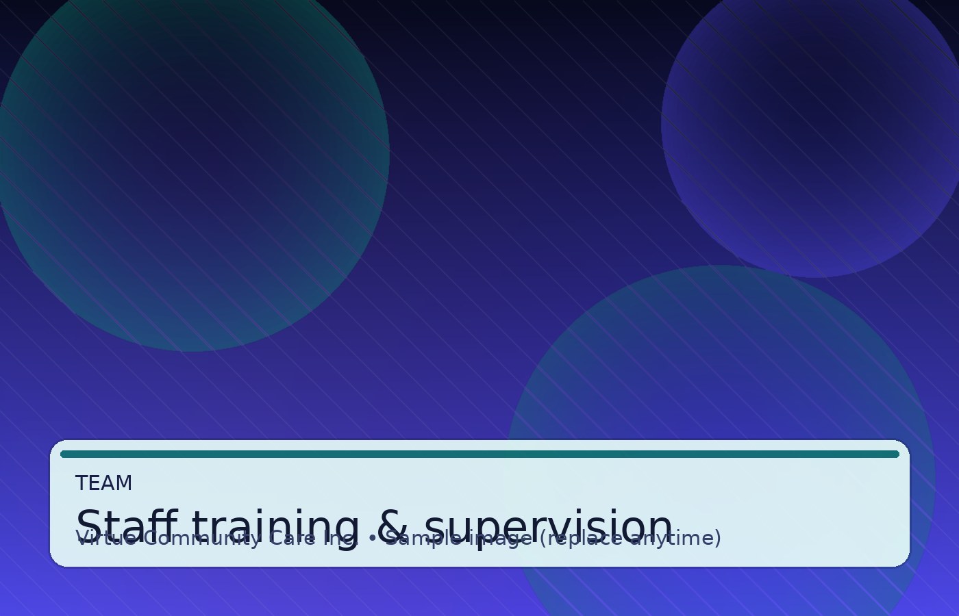 Staff training illustration