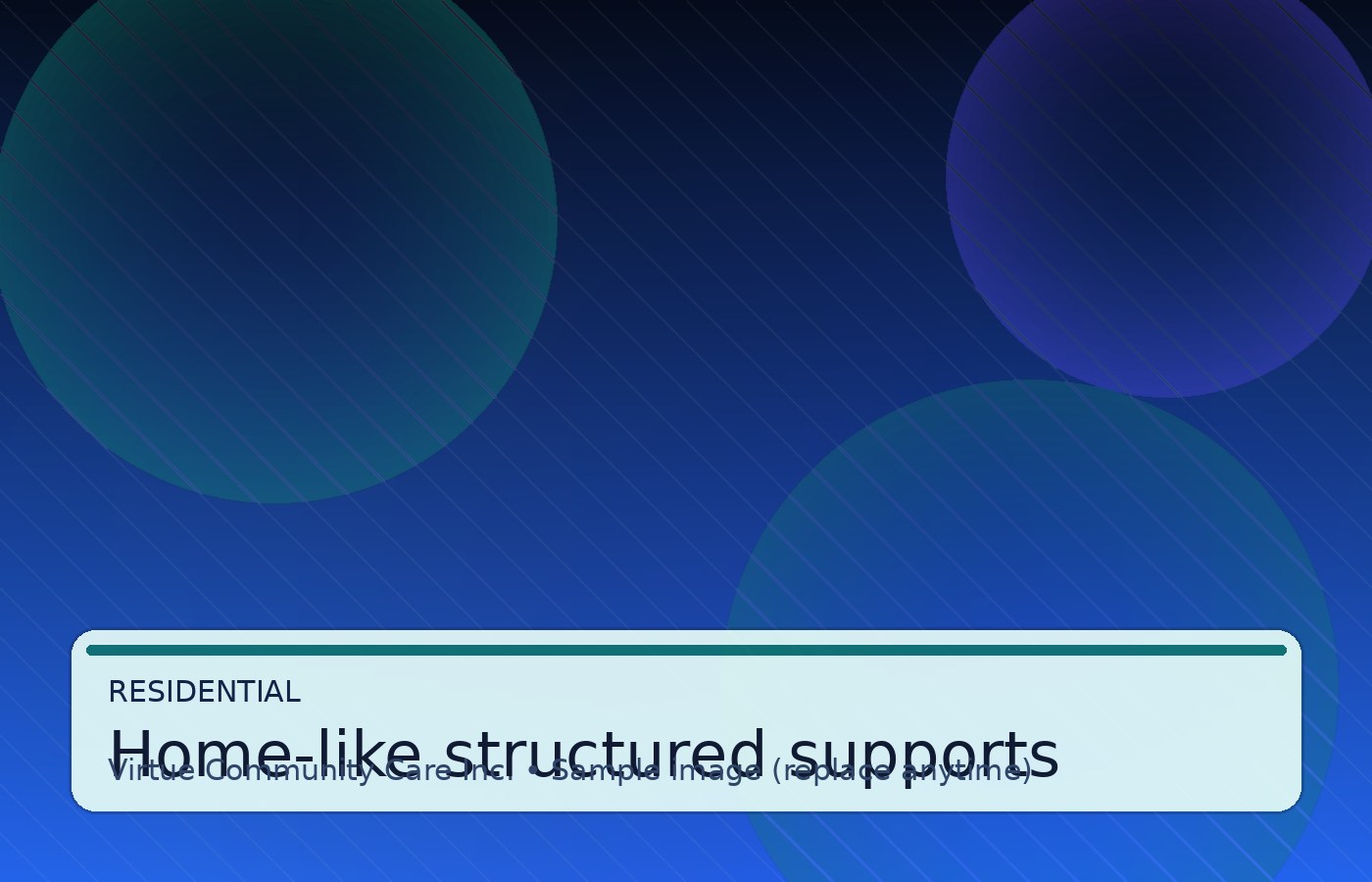 Home-like support illustration