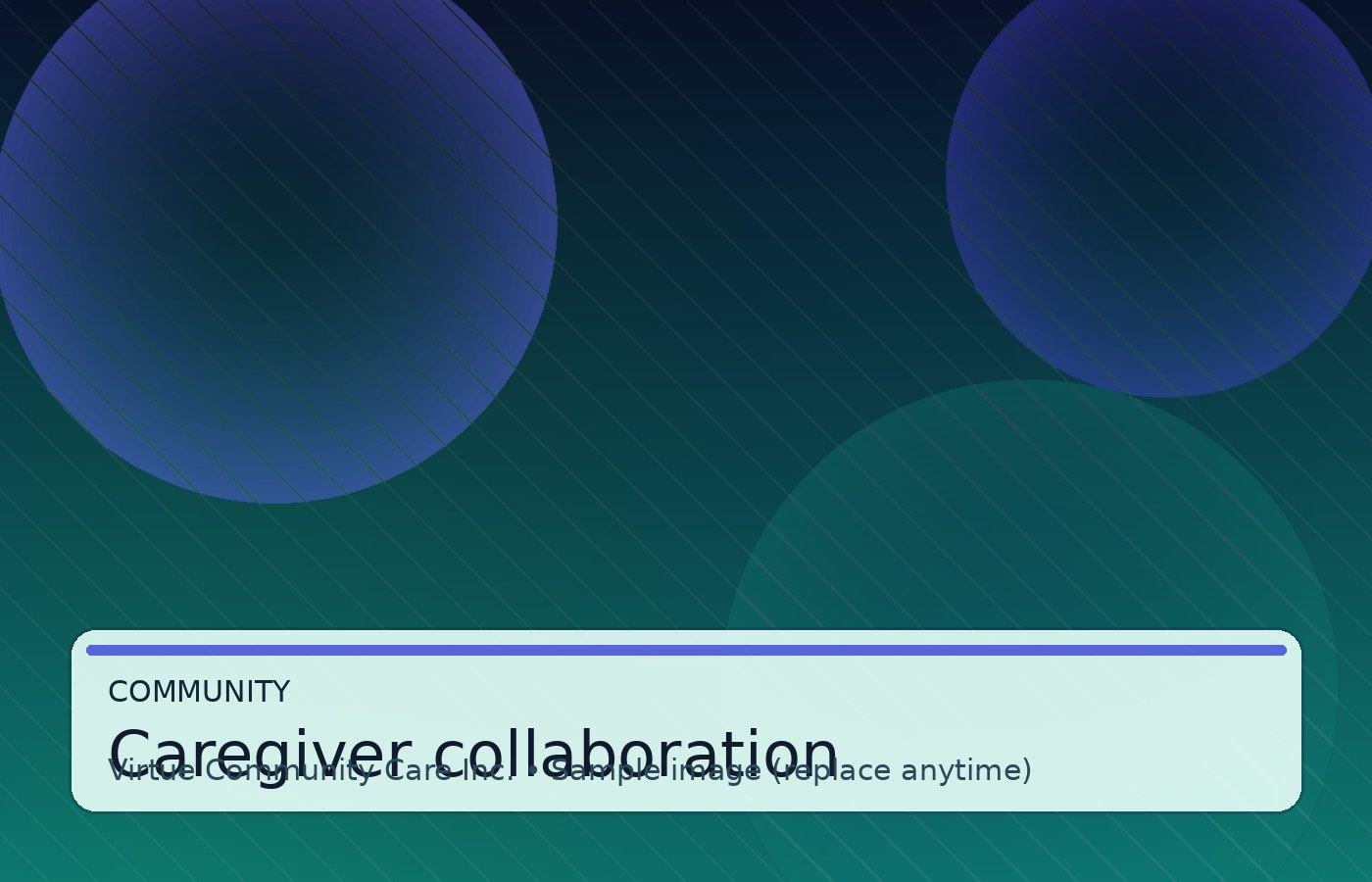 Caregiver collaboration illustration