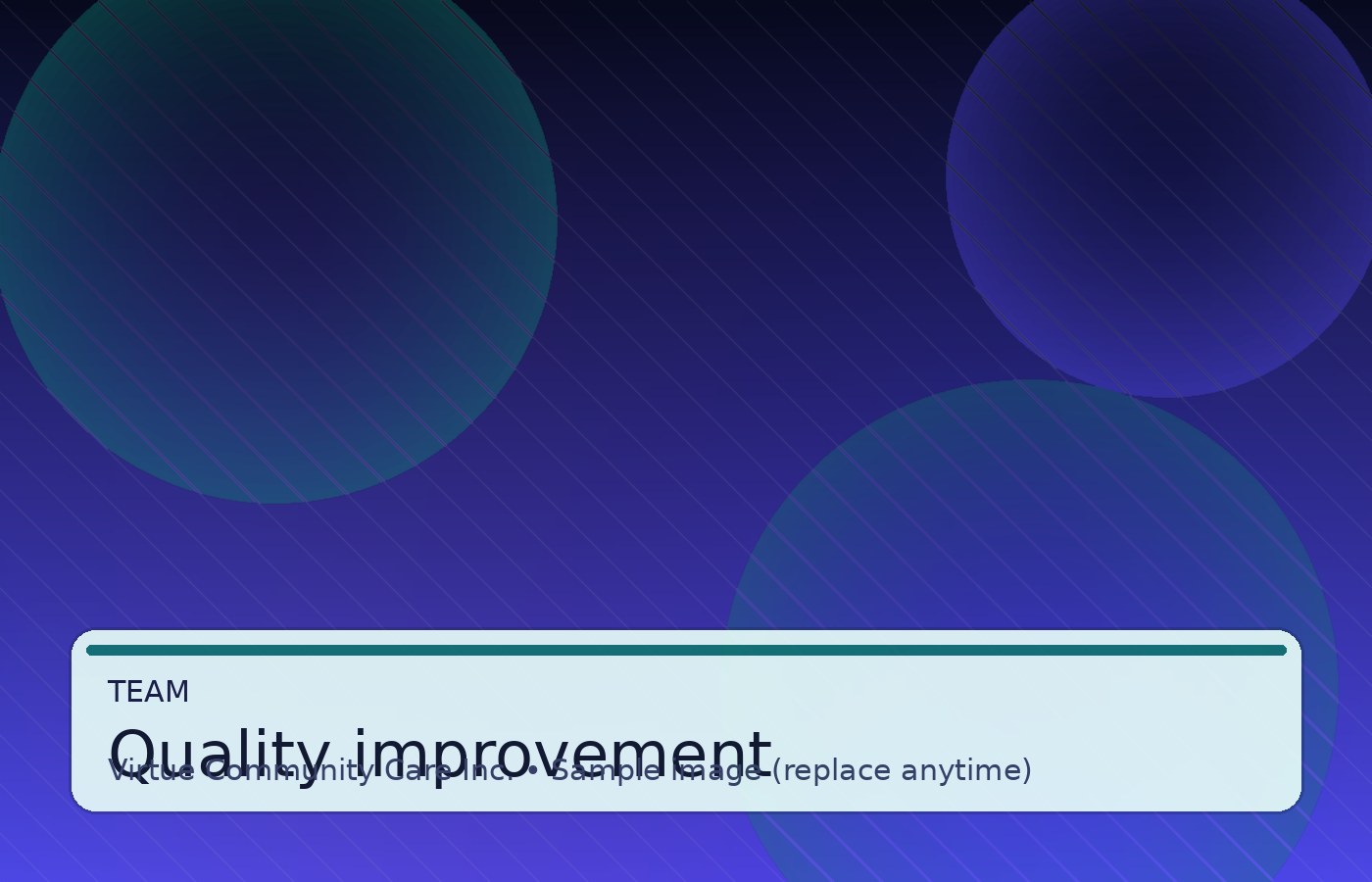 Quality improvement illustration